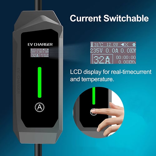 2-EVMOTIONS Lambda EVSE Type2 (max. 16A) Mobiele lader