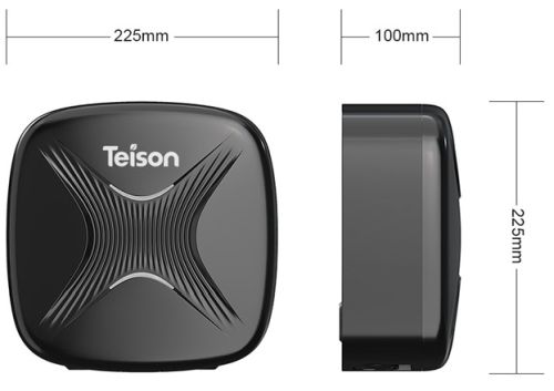 4-TEISON Smart Wallbox Type2 7.4kw Wi-Fi Laadstation
